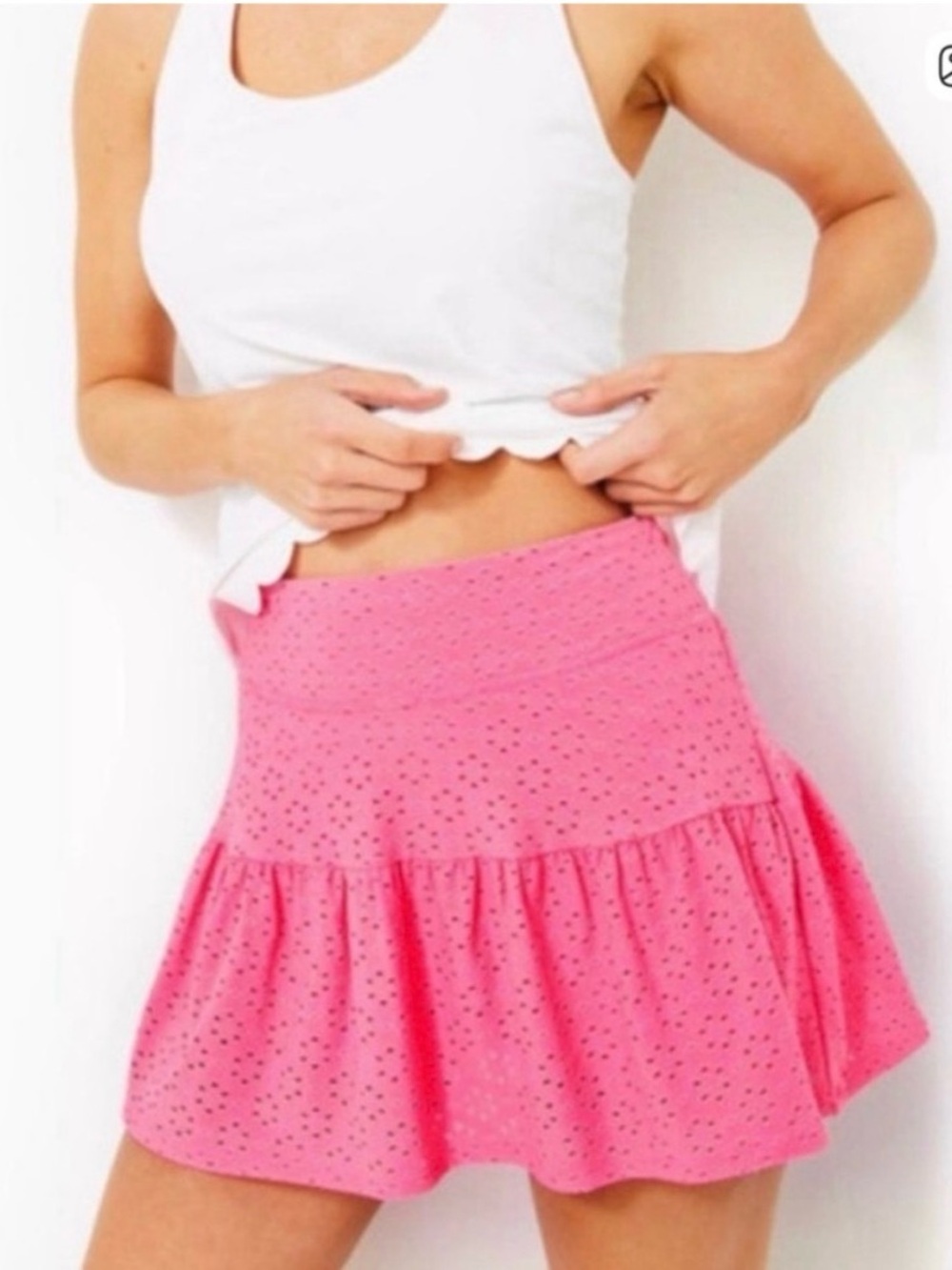 Lilly Pulitzer Gardenia Havana Eyelet Skort